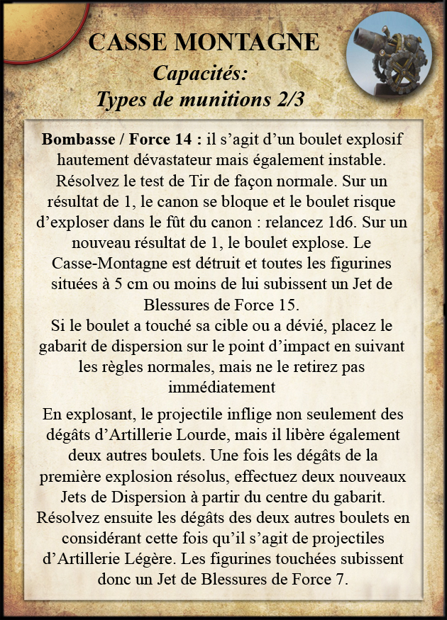 Types de Munitions 2